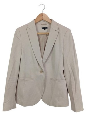 MORE & MORE Klassischer Blazer Damen Blazer Gr. DE 38 wollweiß Elegant