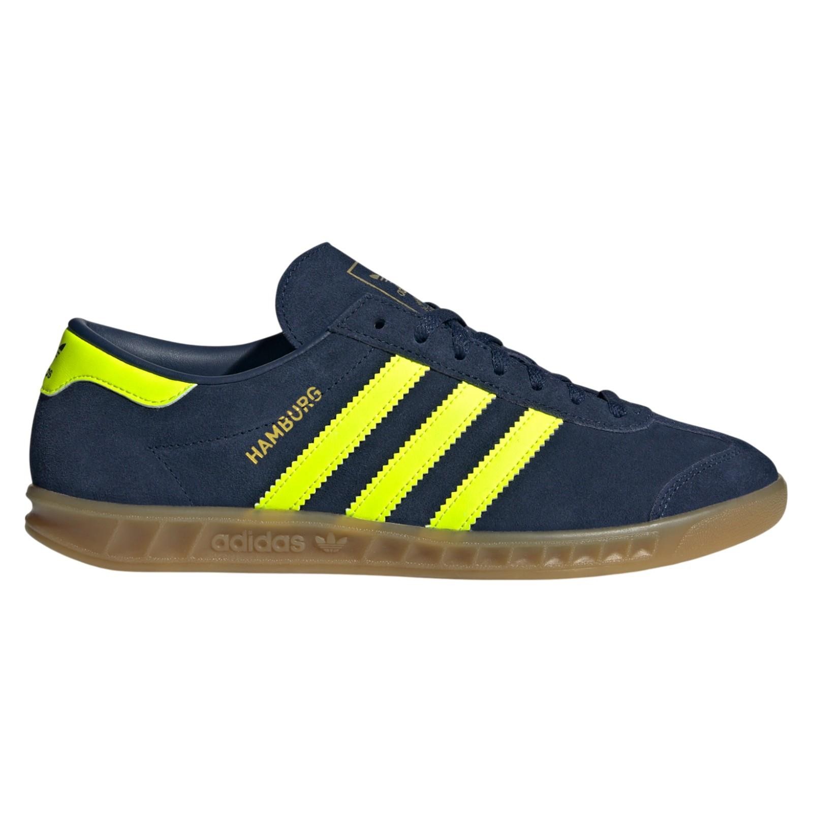 adidas ORIGINALS WOMEN'S HAMBURG TRAINERS SHOES SNEAKERS NAVY RETRO NEW BNWT OG thumbnail 3