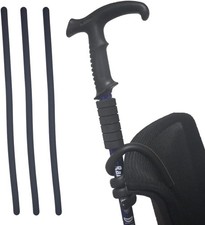 Walking Stick Holder Foldable Cane Crutches Flexible Hook Black