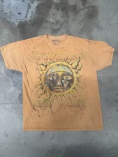 Sublime Distressed Graphic Band T-Shirt Orange Sun Graphic Sz S/M Concert style