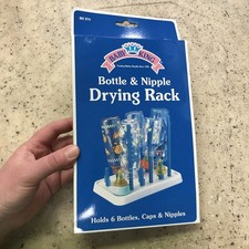 NOS Baby King Bottle & Nipple Drying Rack - Holds 6 Bottles Regent 2001 NEW Rare