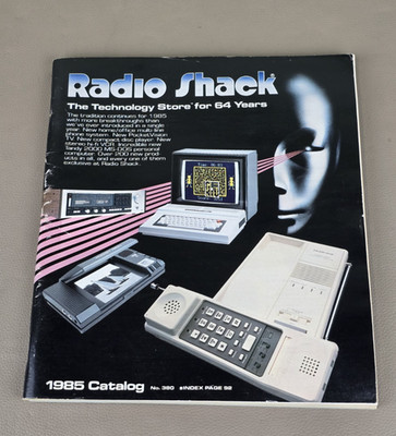 Radio Shack 1985 Catalog #380 Vintage 80s Electronics, 183 Pages P-349