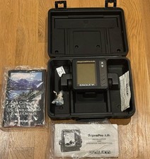 Mint Cond Eagle Suprapro ID Boat Fish Depth Finder HEAD UNIT Case & Instructions