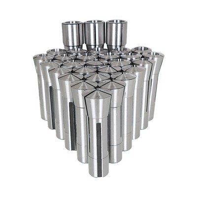 29 PCS R8 Collet Set Fractional 1/32'' - 1'' High Precision Fit For Bridgeport New