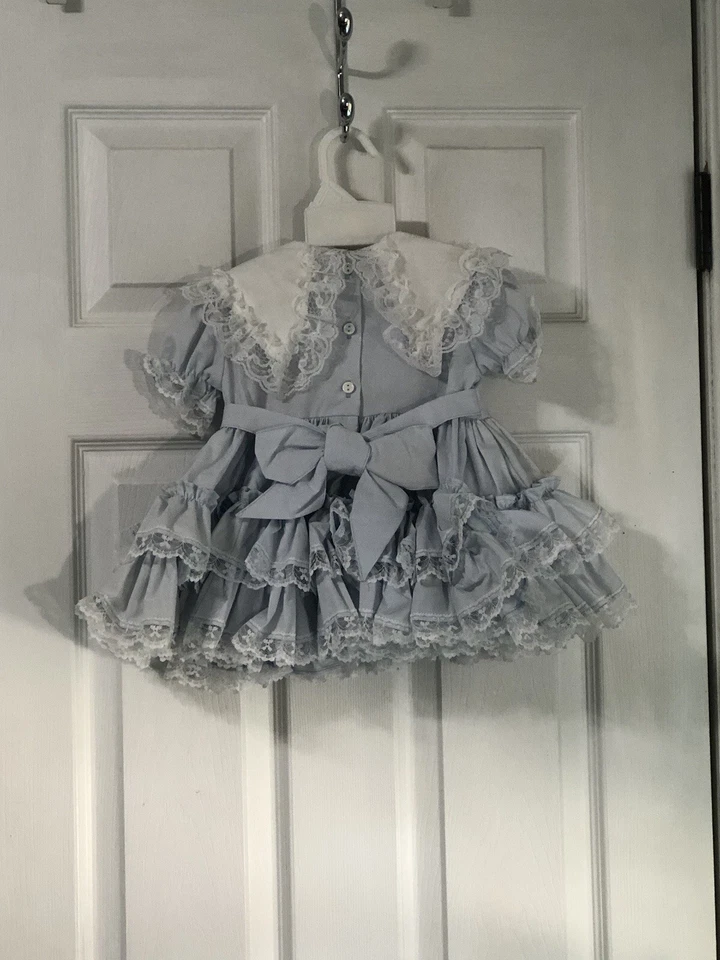 Lidl Dolly dress Size 12-18 Months Baby Blue Ruffle Dress By Lidl Dolly Tn  - Image 4 of 4