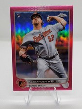 2022 Topps Chrome Alexander Wells #49 Magenta Refractor /399 (RC) Alex Wells