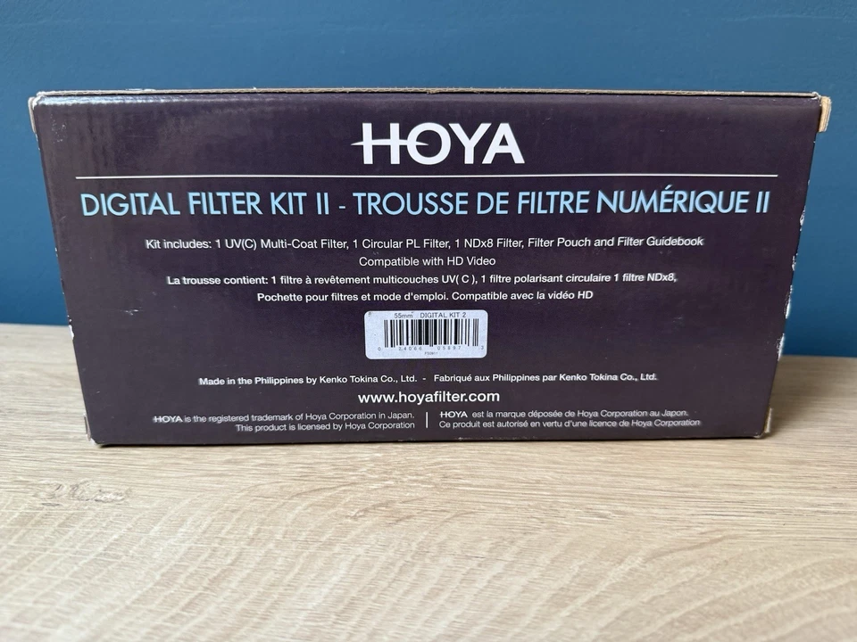 Genuine HOYA Digital Filter Kit II 55mm, UV, ND8, CPL, CIR-PL, polarizer, NEW - Image 2 of 3