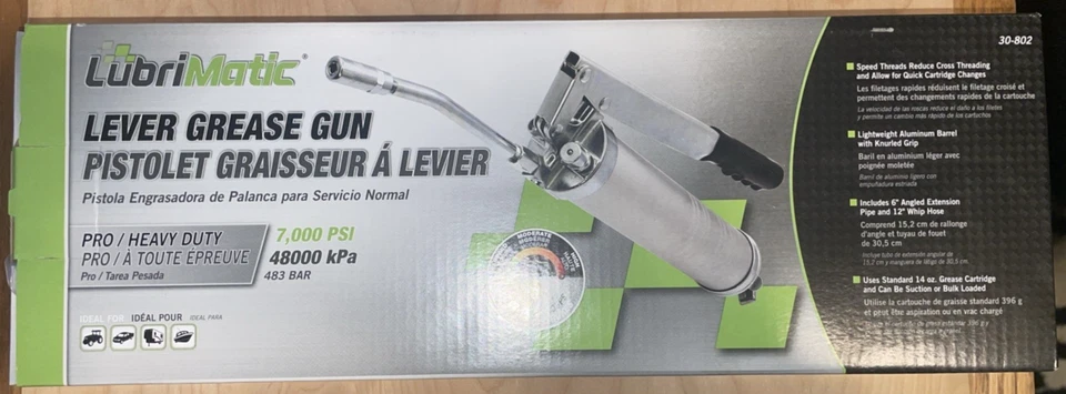 NUEVA pistola de engrase de palanca Lubrimatic 30-802 Foto 2 de 4