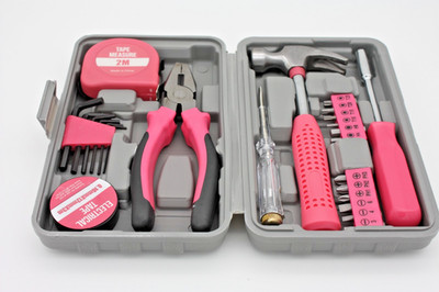 Werkzeug Set Pink Home Tools 24 teilig