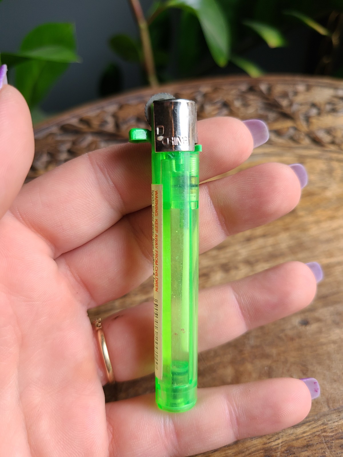 Green Translucent Super Slim Skinny