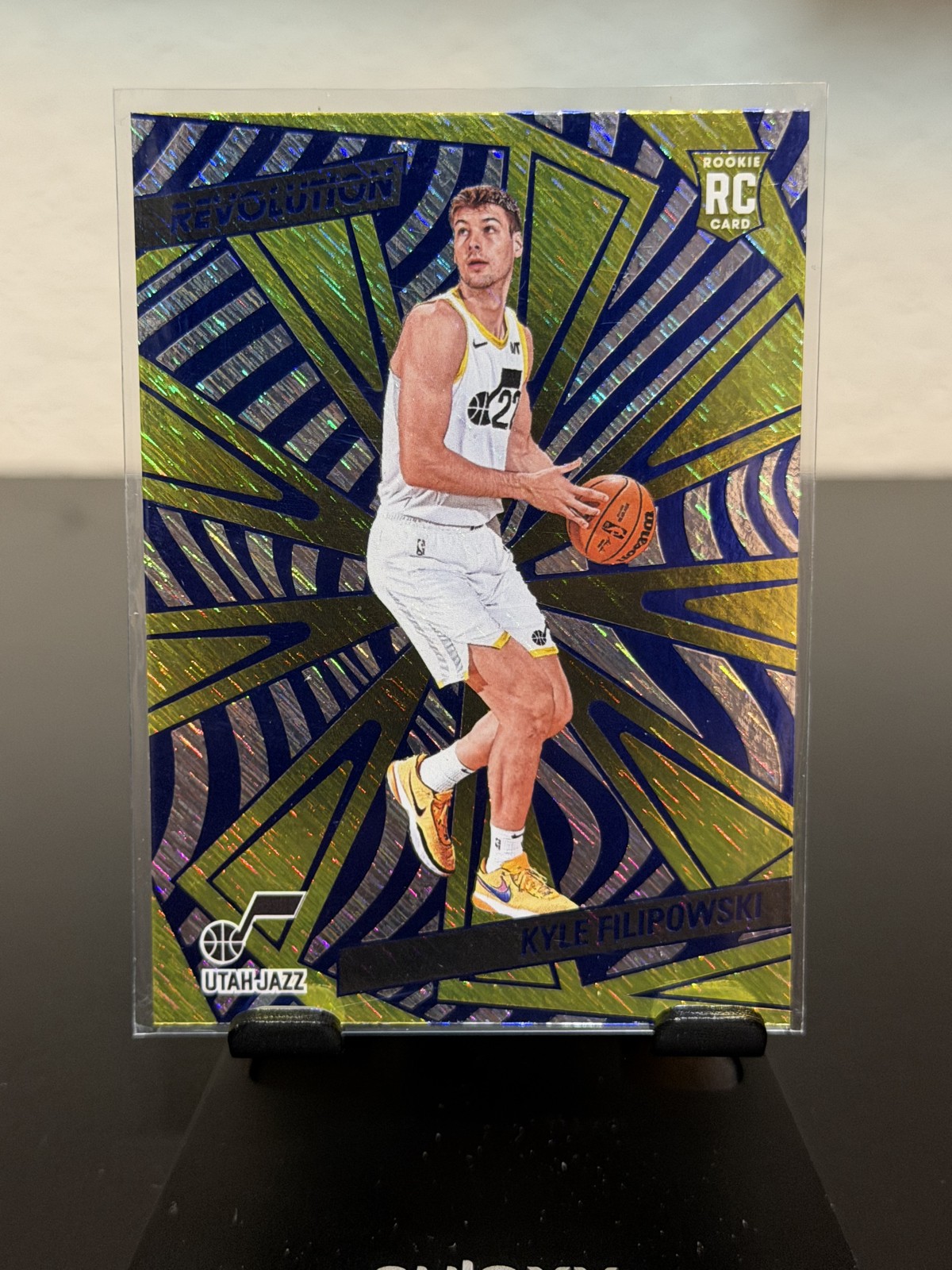 2024-25 Panini Revolution - Rookies Kyle Filipowski #146 Blue Storm (RC) Jazz
