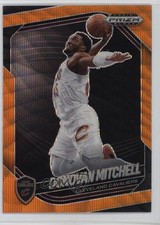 2024-25 Panini Prizm Black Orange Wave Prizm 43/60 Donovan Mitchell #49 hs9