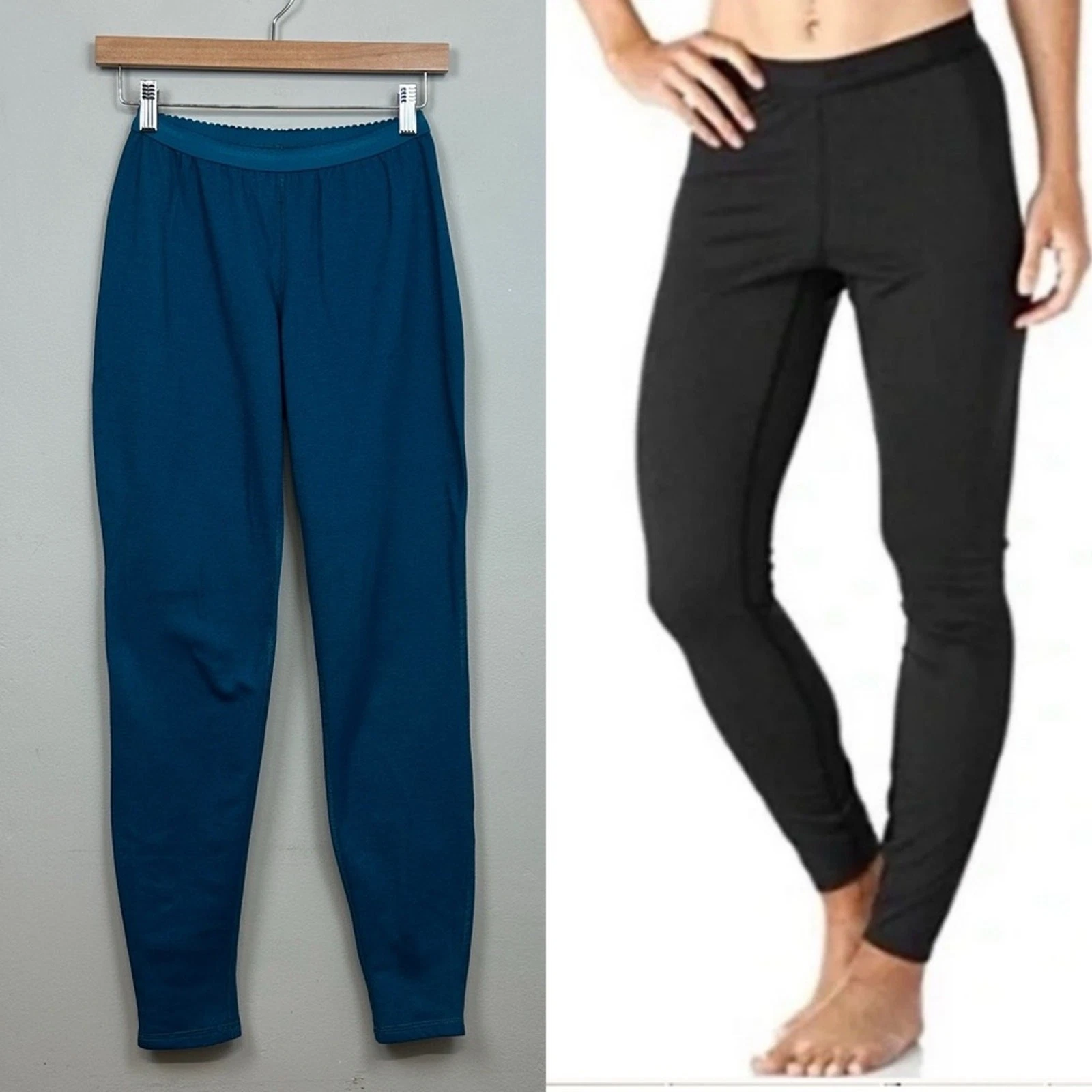 Patagonia Women’s Pants Base Layer Capilene Teal Sz S