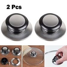 2 pcs Pan Lid Hand Grip Knob Handle Kitchen Cookware Pot Saucepan Replacement