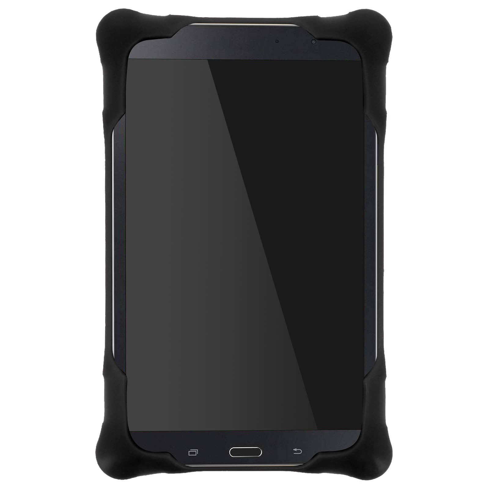 Bumper silicone universel noir pour tablette 7-9 pouces en voyage - 3