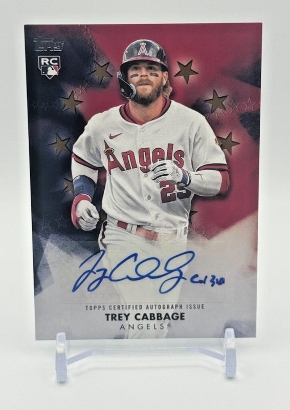 2024 Topps Series 2 - Baseball Stars Autographs Trey Cabbage #BSA-TC Gold /50