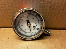 ASHCROFT DURALIFE 251009SW02L60 /KP Dual Scale Pressure Gauge, 60 PSI 400 kPa