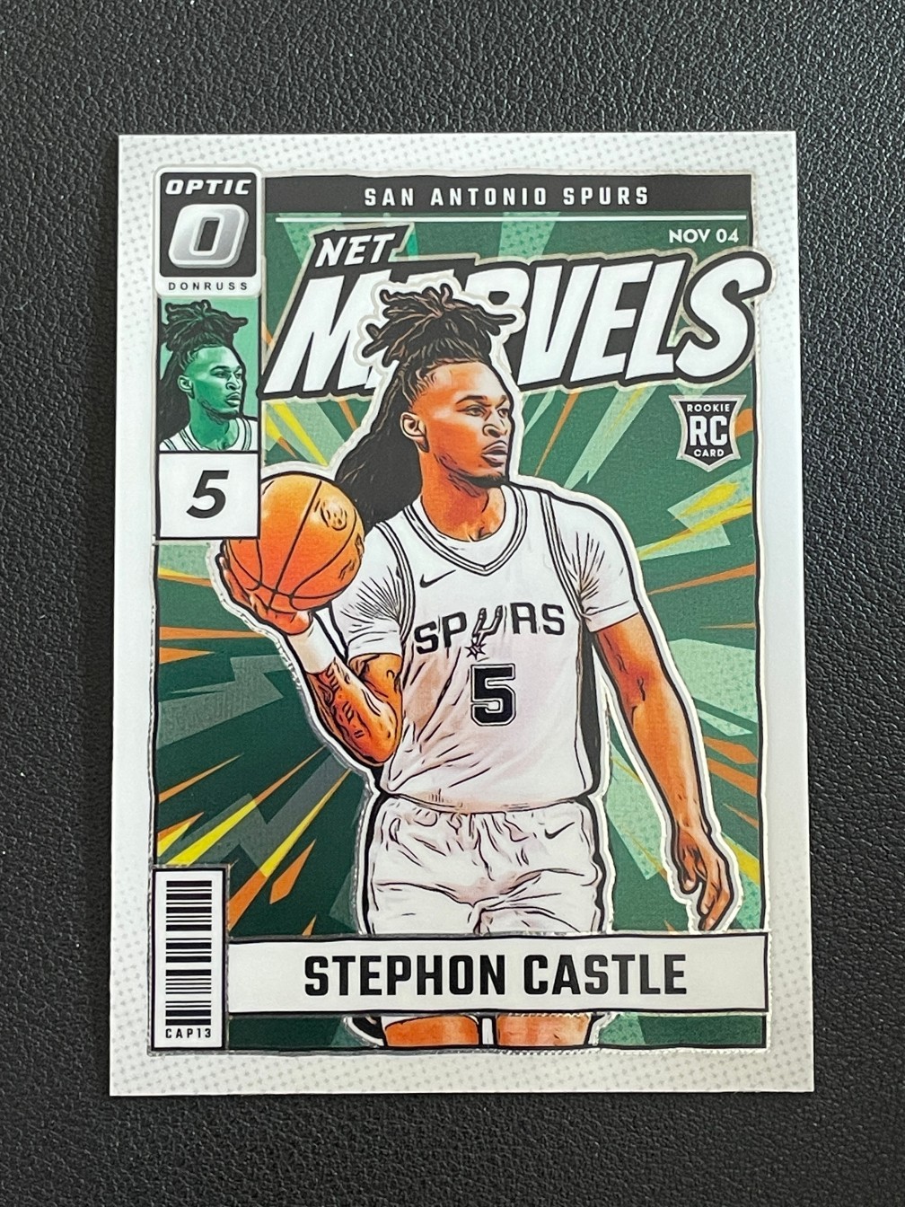 Stephon Castle 2024-25 Panini Donruss Optic RC Net Marvels #12