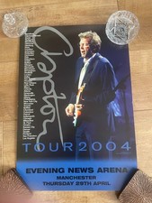 ERIC CLAPTON TOUR 2004 ORIGINAL EVENING NEWS ARENA MANCHESTER POSTER
