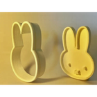 Easter Bunny Miffy Cookie Cutter – Food-Safe Plastic for Fun Snacks