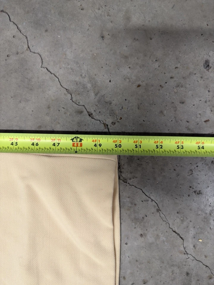 Vestido lápiz midi vintage Dolce & Gabbana de lana cuello alto en crema Foto 3 de 4