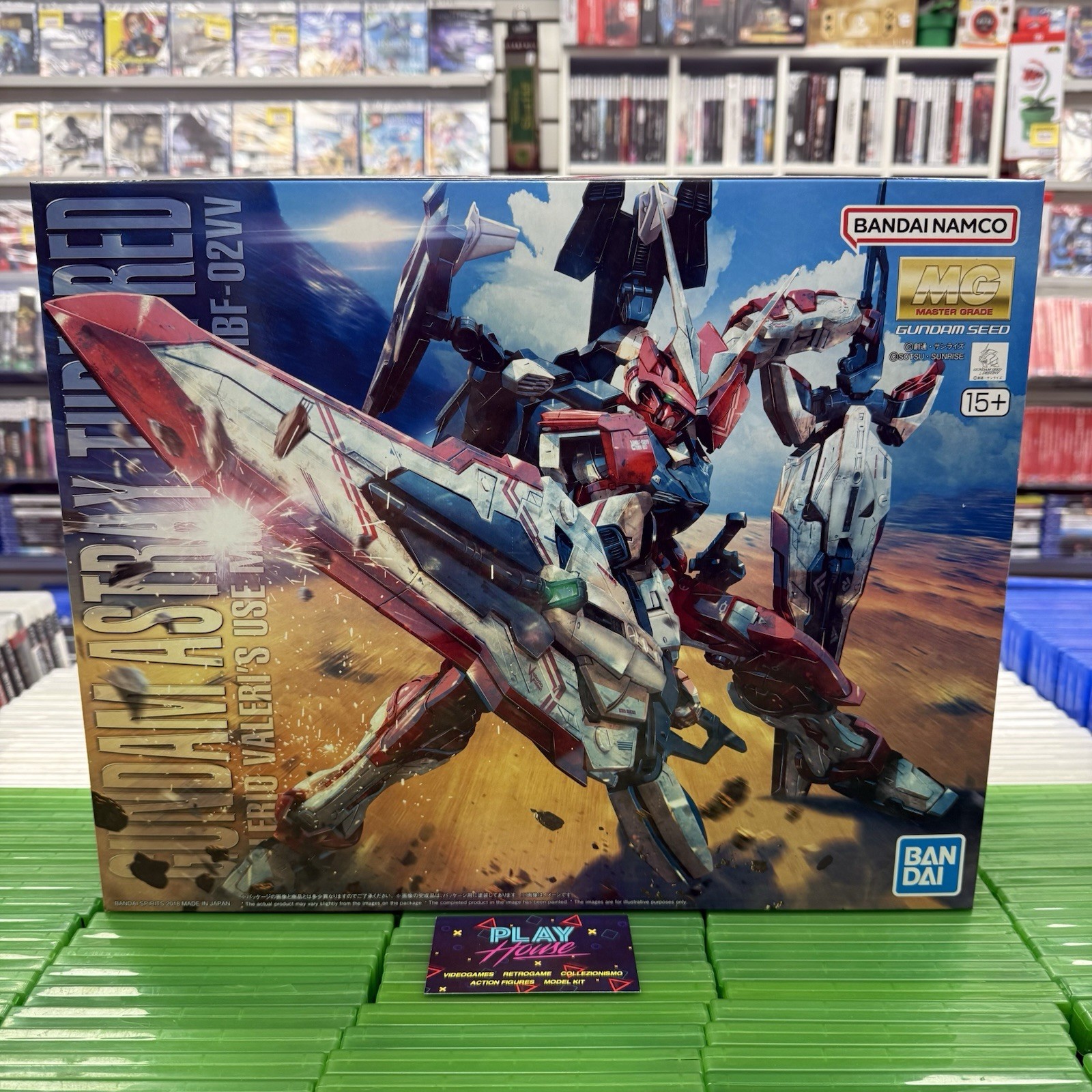 GUNDAM ASTRAY TURN RED 1/100 MODEL KIT BANDAI NUOVO ORIGINALE MASTER G MBF-02VV