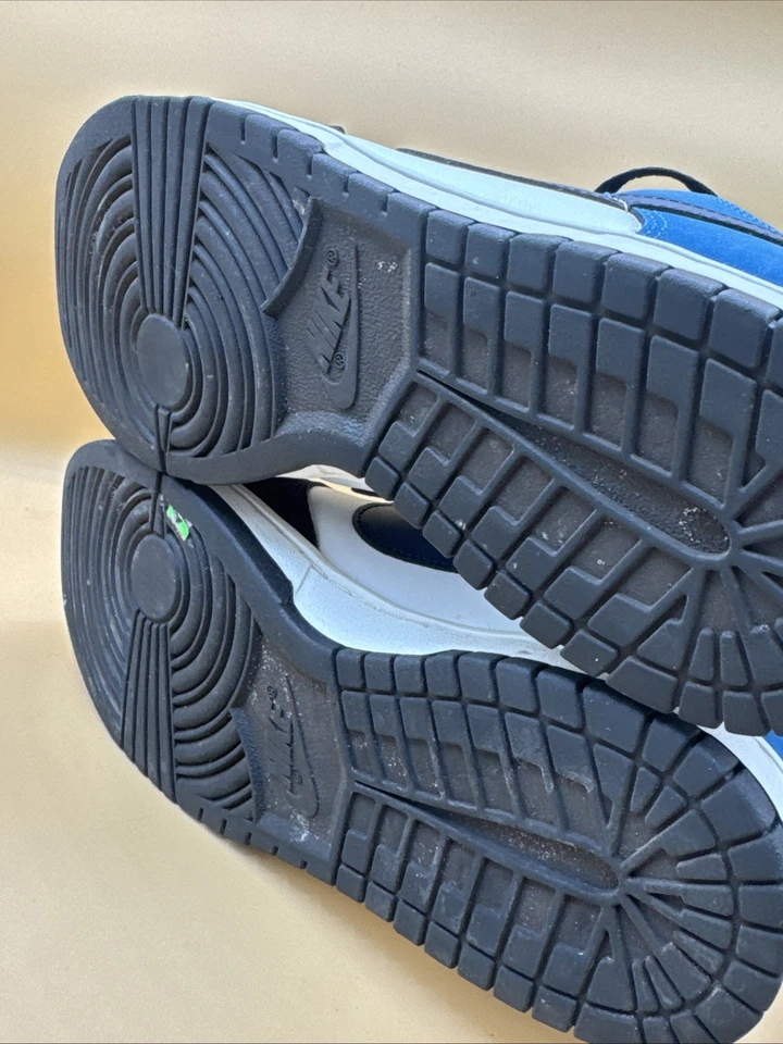 Nike Dunk Aerógrafo Bajo Industrial Azul Talla 10 Retro Negro Blanco Azul Foto 4 de 4