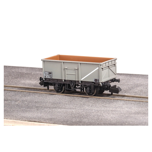 Peco NR-1001B Ex-BR 16 Ton Mineral Wagon (MCO) Unfitted Grey N Gauge