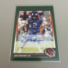 2024 Score #357 Josh Newton Rookie Signatures Green