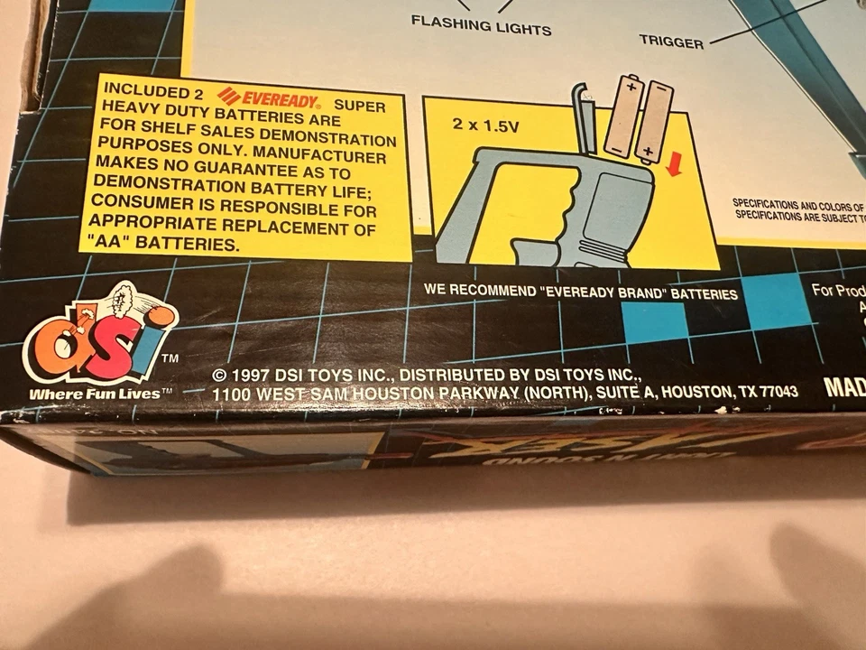 Luz láser vintage Star Blaster N Sound 1997 DSI 24087 SIN ABRIR SIN USAR Foto 4 de 4