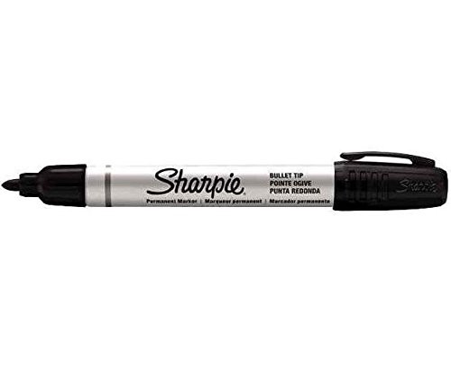 SHARPIE Set of 3 Permanent Markers Metal Small Bullet Tip Blackaa 7690₽