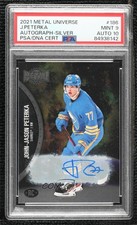 2021-22 Skybox Metal Universe Rookies Silver John-Jason Peterka PSA 9 Auto 14ba