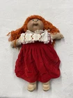 VINTAGE 1983/84 Coleco Cabbage Patch Kids Doll Red Hair Green Eyes Velvet Dress
