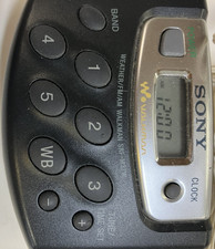 Sony Walkman SRF-M37W Weather AM/FM Stereo clock w Headphones  owners manual