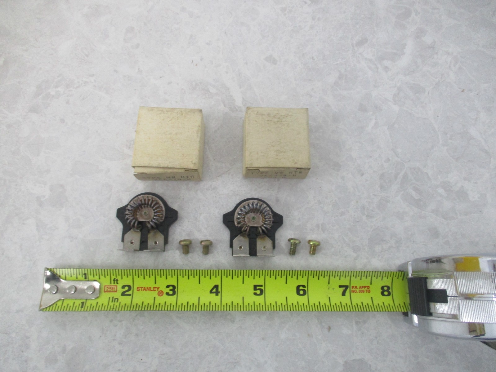 LOT OF 2 WESTINGHOUSE 966478-H A0-3.0 OVERLOAD RELAY HEATERS, XA0141