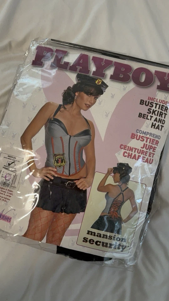 Mansion Security Guard Playboy Fancy Dress Up Halloween Sexy Adult Costume - Image 2 of 4