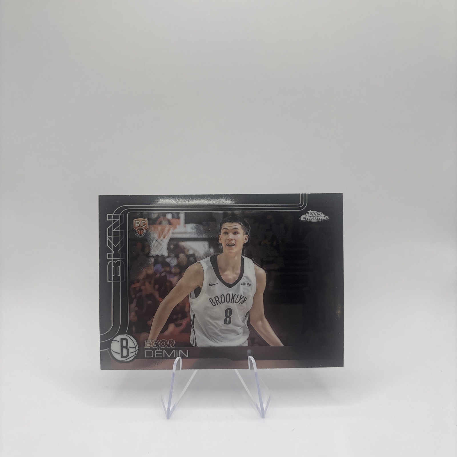 2025-26 Topps Chrome - Egor Demin #258 Rookie Refractor (RC) Brooklyn Nets