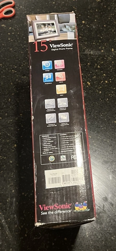 Marco de fotos digital View Sonic modelo 15" VFM1530-11 Foto 4 de 4