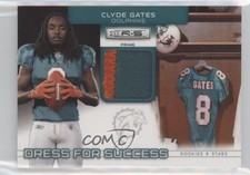 2011 Rookies & Stars Dress for Success Jerseys Prime 43/50 Clyde Gates #36 05fy