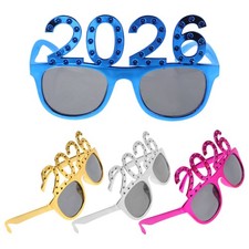 Lightweight Rhinestone Number Glasses for Graduation and New Year Party Decor