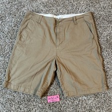 Old Navy Beige 100 Cotton Lived In Straight Shorts Size 38