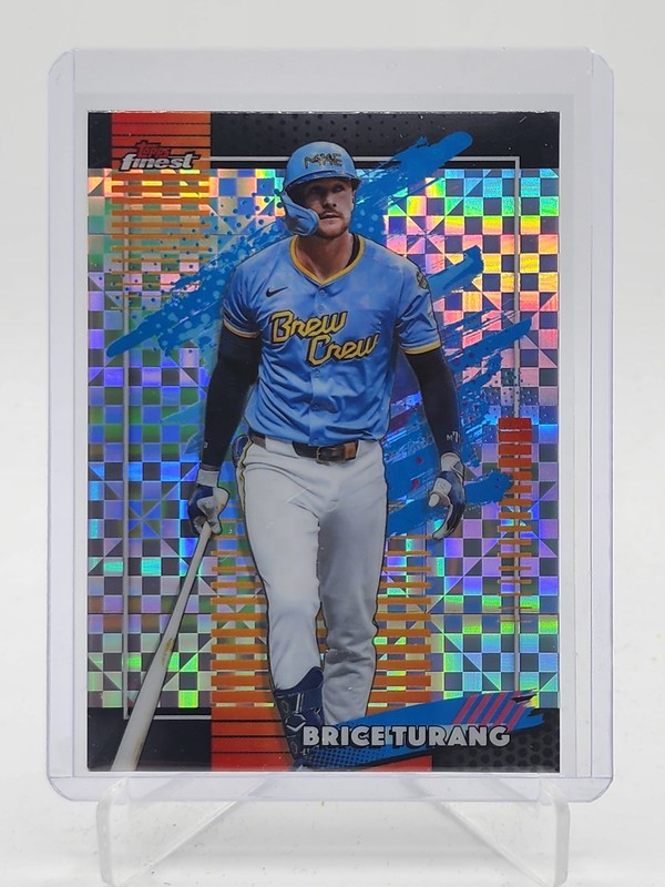 BRICE TURANG 2026 TOPPS FINEST UNCOMMON X-FRACTOR #186 BASEBALL BREWERS B Q3967