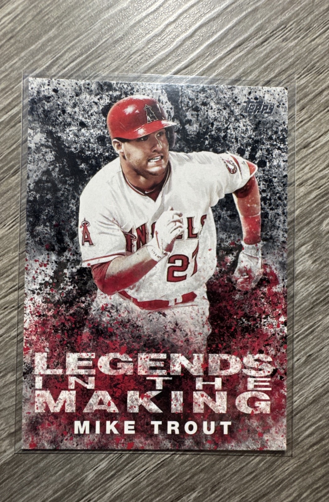 2018 Topps - Legends in the Making Series 1 Mike Trout #LTM-MT Black