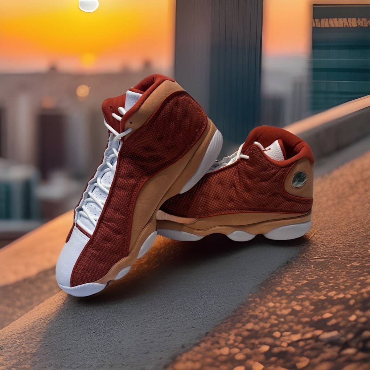 Nike Air Jordan 13 Retro Dune Red Men's Sneakers DJ5982-601 NEW No