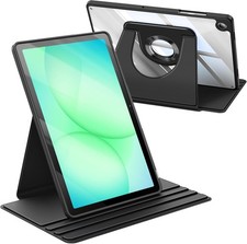 Swiveling Protective Stand Case for Samsung Galaxy Tab A11 Plus 11" 2025, Black