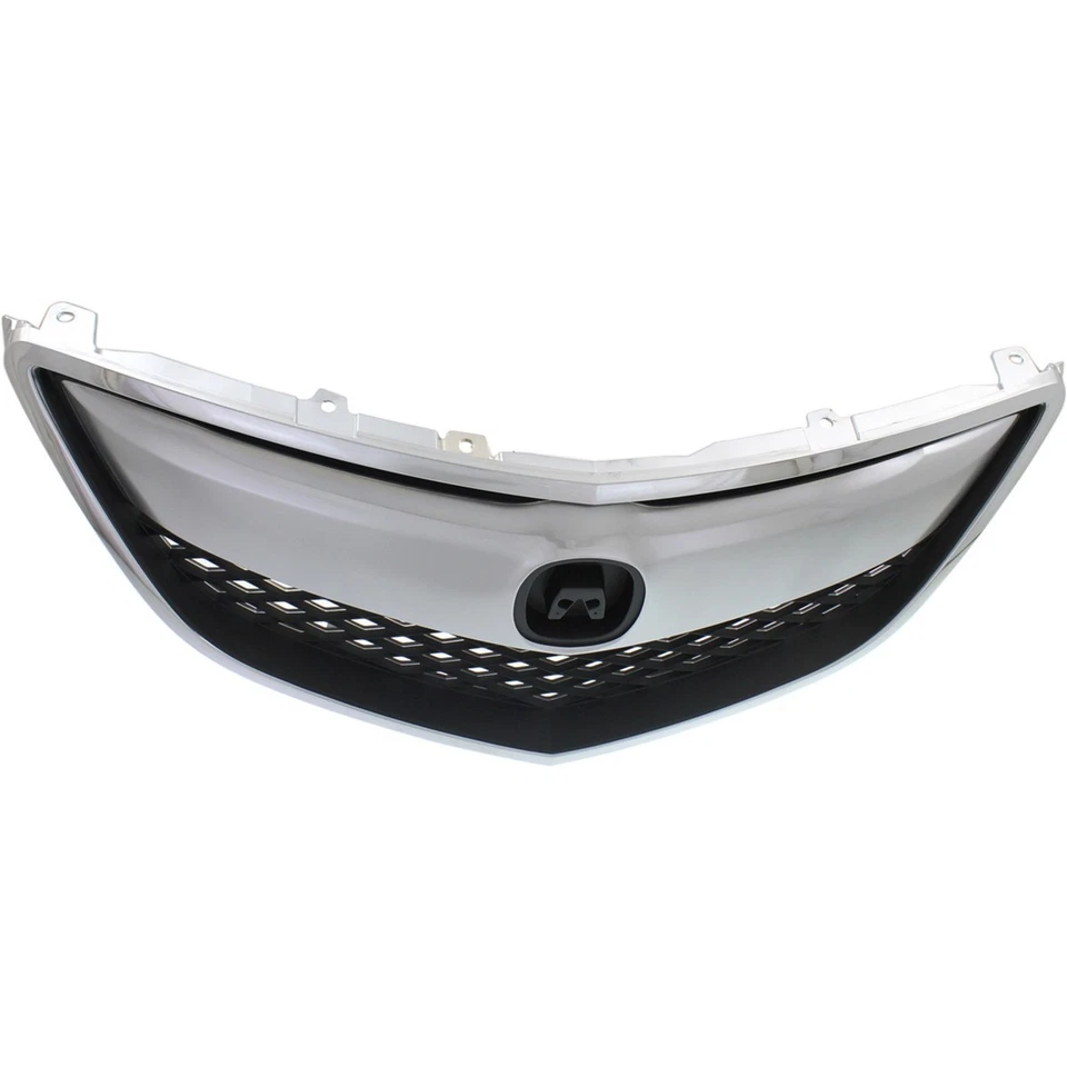 Fit 2013 2014 2015 Acura RDX Front Bumper Chrome Grille Mesh Grill Replacement - Image 4 of 4