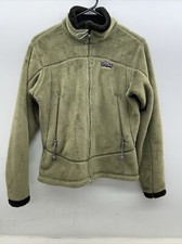Vintage Patagonia Fleece Womens Green R1 Regulator Jumper Polartec USA Made