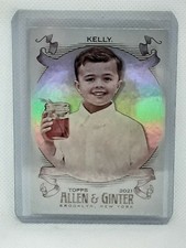 Leo Kelly 2021 Topps Allen & Ginter SILVER HOT BOX #236 Drink Reviewer