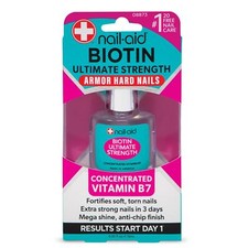 Nail-Aid Biotin Ultimate Strength - Nail Treatment  Strengthener - Clear, 0.55