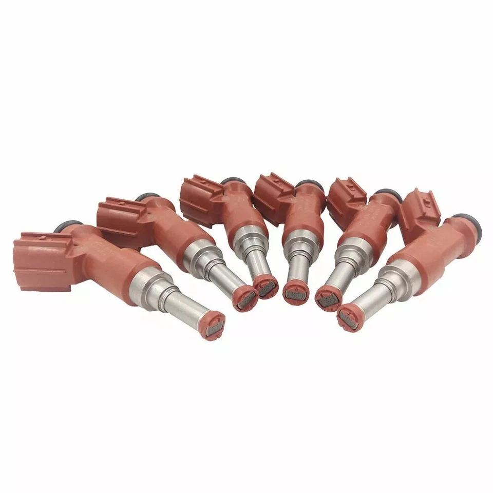 6Pcs Denso 23250-0P040 Fuel Injectors For 2007-2010 3.5L Toyota Sienna Camry Foto 4 de 4